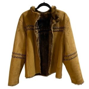 NEW Fur Suede Reversible Western Jacket